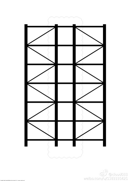 8度區(qū)鋼管混凝土框架-鋼支撐內(nèi)筒結(jié)構(gòu)